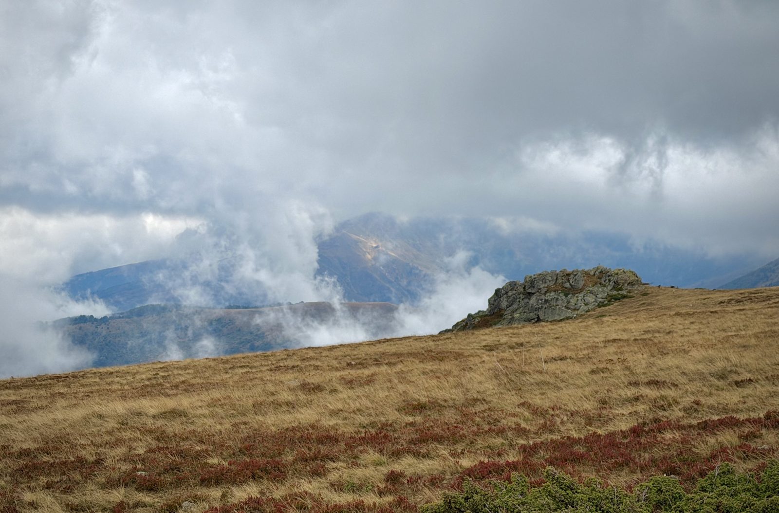 Clouds Over a Mountain Meadow